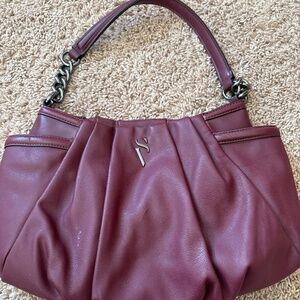Maroon Simply Vera Wang purse